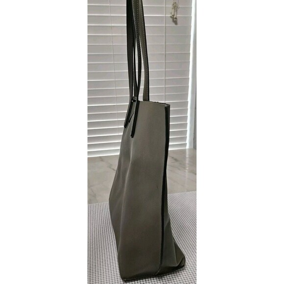 Bebe Los Angeles Tote Bag Faux Leather Black Tote - Picture 8 of 8